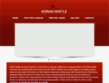 Tablet Screenshot of adrianwintleracing.com